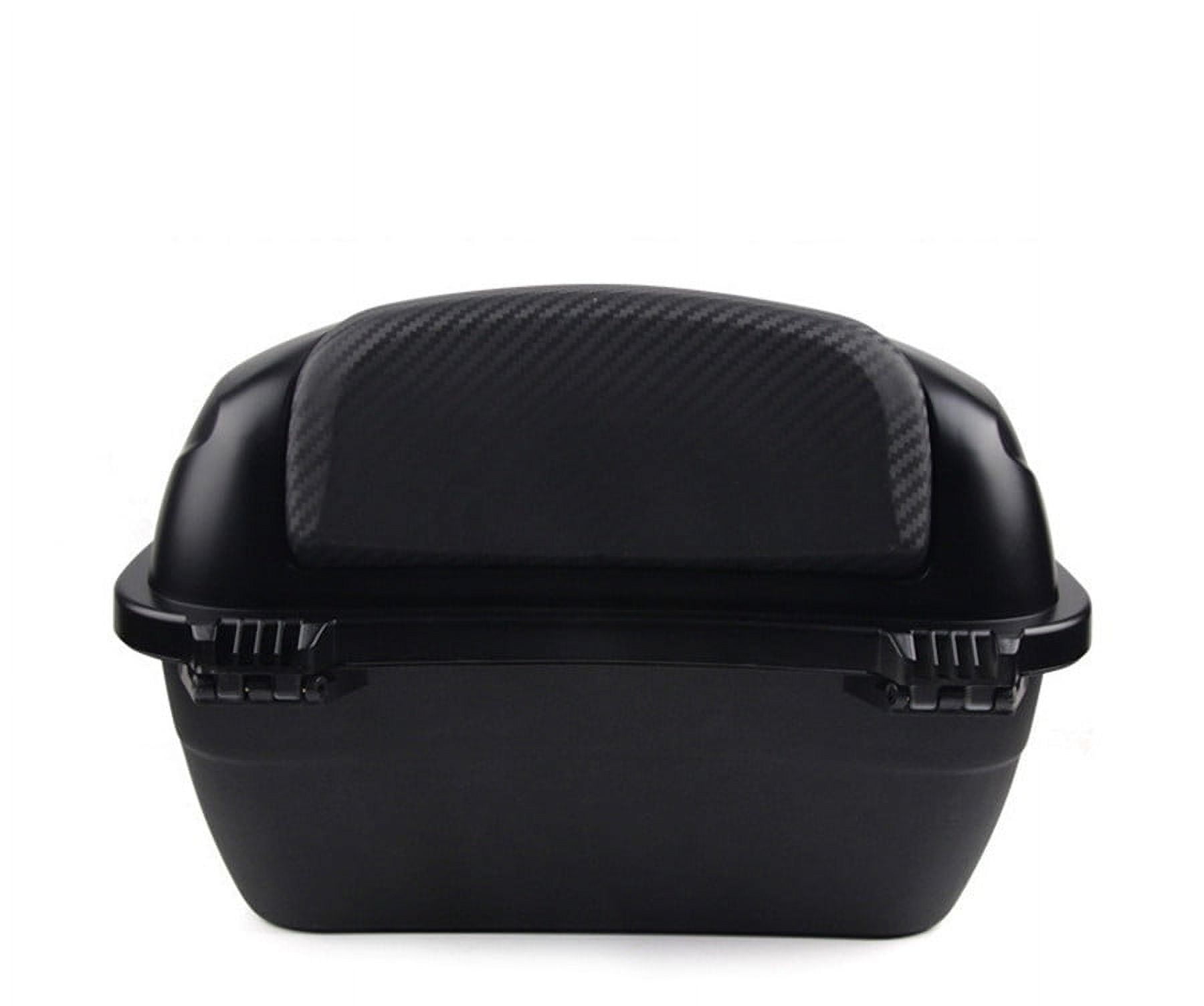Motorcycle Scooter Top Box Tail Luggage Storage Case 42cm x 39cm x 28.5cm USA