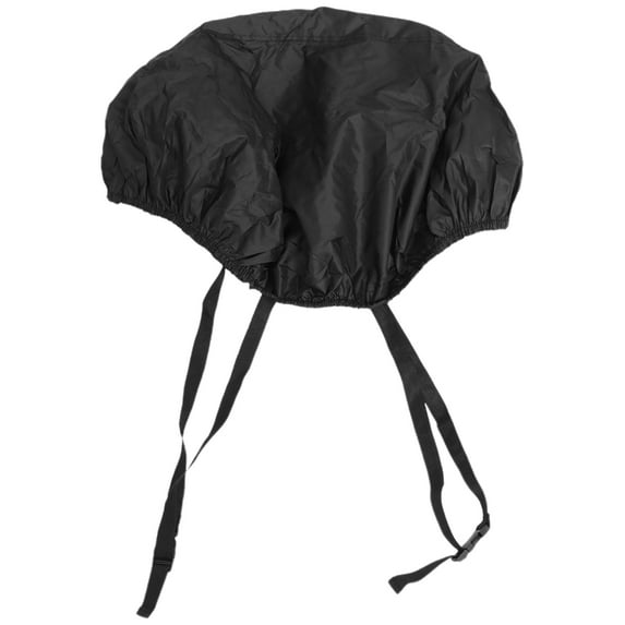 FONDOTIN Motorcycle Seat Protector Black Oxford Cloth Waterproof Lightweight Portable Cover for Bikes