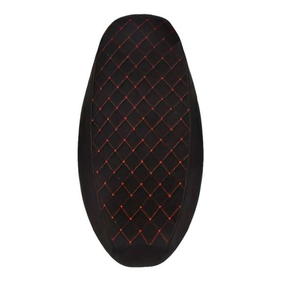 Motorcycle Seat Cushion Cover with Anti-Skid, Heat Resistant 3D Leather for Comfortable Riding