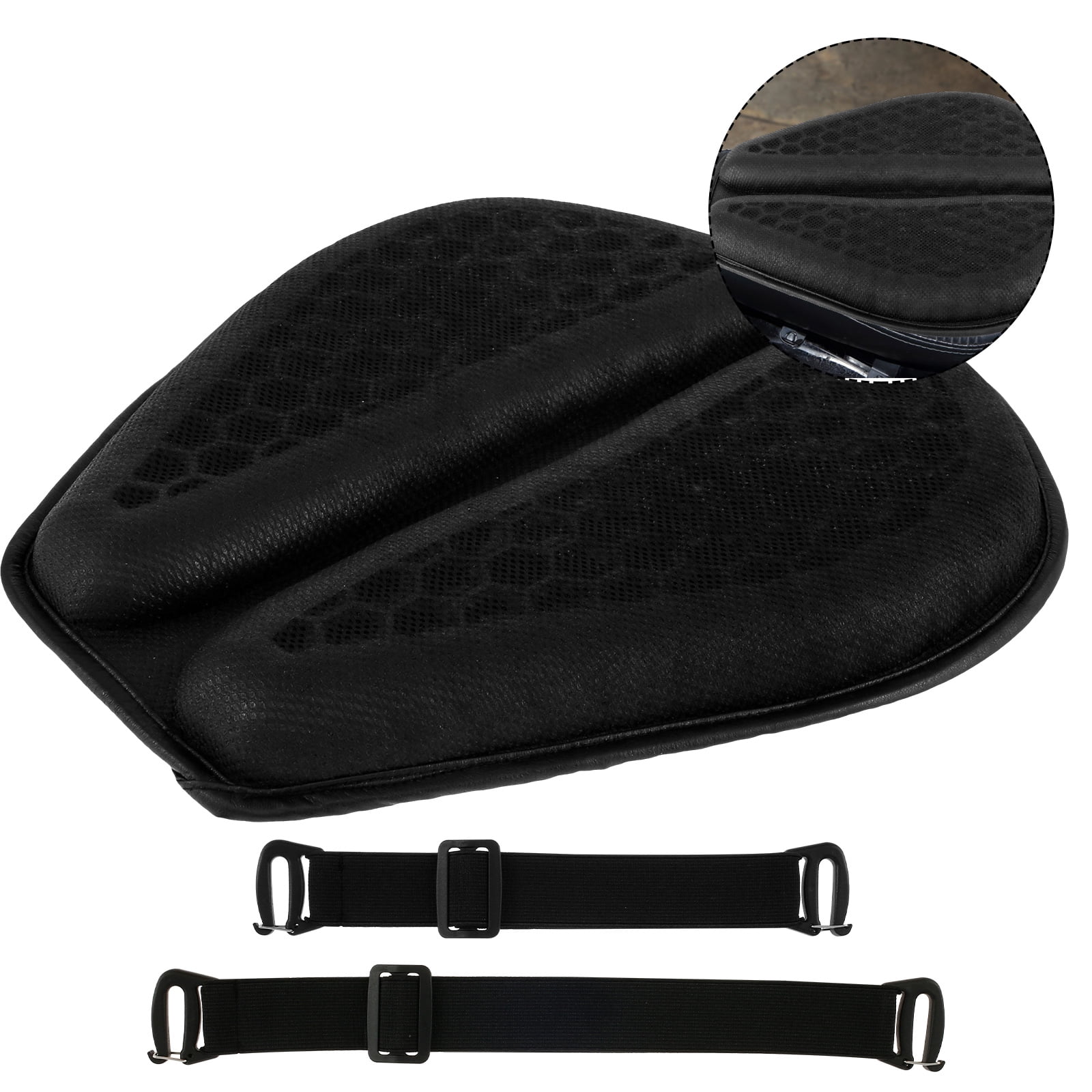 Motorcycle Seat Cushion Shock Absorbing Motorbike Gel Seat Pad Anti Slip 3d Honeycomb Motorcycle 6984