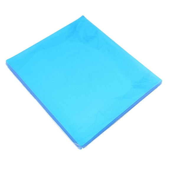 Motorcycle Seat Gel Pad Shock Absorption Mats Fatigue - Rear Passenger Comfortable Soft Cooling Fabric Cushion - 25x22x1 Blue