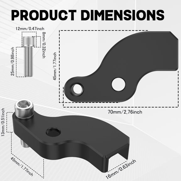 Motorcycle Shift Neutral Gear Assist, Easy Auxiliary Mount – Heavy Duty, Easy Installation, Enduring, Improves Shift Precision & Riding Comfort (Black)