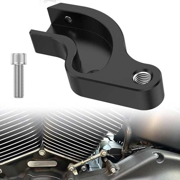 Motorcycle Shift Neutral Gear Assist for Harley Touring M8 Models 2018-2025, Aluminum Alloy Shifting Lever Stabilizer for Effortless Neutral Finding and Smooth Shifting, Black