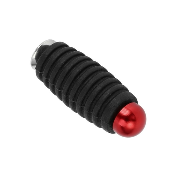 Motorcycle Shift Pedal Pad Rubber Aluminum Alloy Gear Shifter Shift Lever Peg Pad Red 1 Pcs
