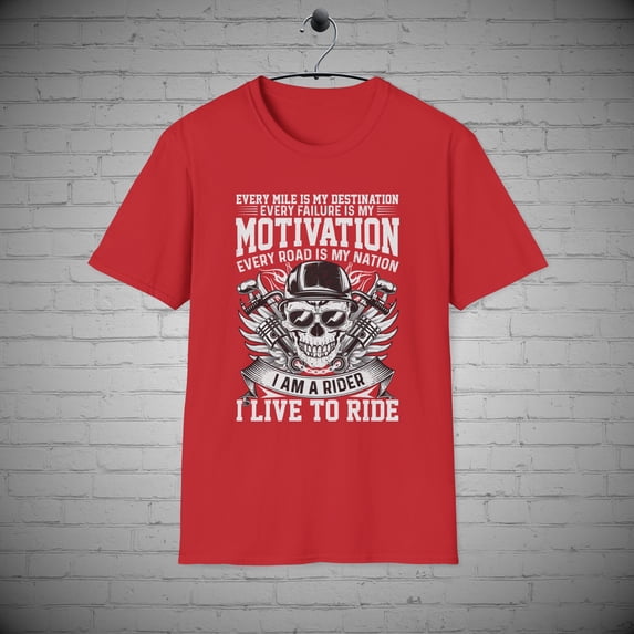 Motorcycle Shirt, Biker Tee, Rider Shirt, Motorcycle Apparel