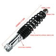 Motorcycle Shock Absorber 300mm Rear Suspension Damper 5 Gear Adjustable for GY6?125 50 60 80