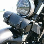Motorcycle Side Bag, Fork Mount Kit, Waterproof Material, Durable Construction, For Commuting, Adventure Rides, Universal Fit, Black Color, Touring Bikers, Travel Gear, Easy Installation,, Acppild