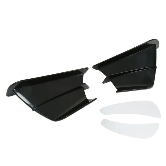 Motorcycle Side Spoiler Front Fairing Aerodynamic Winglets Wings for NINJA400 NINJA250 Z900 Z1000 Glossy Black