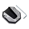 thumbnail image 1 of Motorcycle Side Stand Pad, Universal Anti - Slip Kickstand Base Plate For Electric & Motorcycles, Footrest Extension Support For Stable Parking, Motorcycle Accessories,, 1 of 4