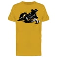 thumbnail image 1 of Motorcycle Silhouette T-Shirt Men -Image by Shutterstock, Male Small, 1 of 2