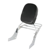 Motorcycle Sissy Bar Backrest Set Luggage Rack For Honda Shadow ACE VT1100 SABRE VT1100 All Years