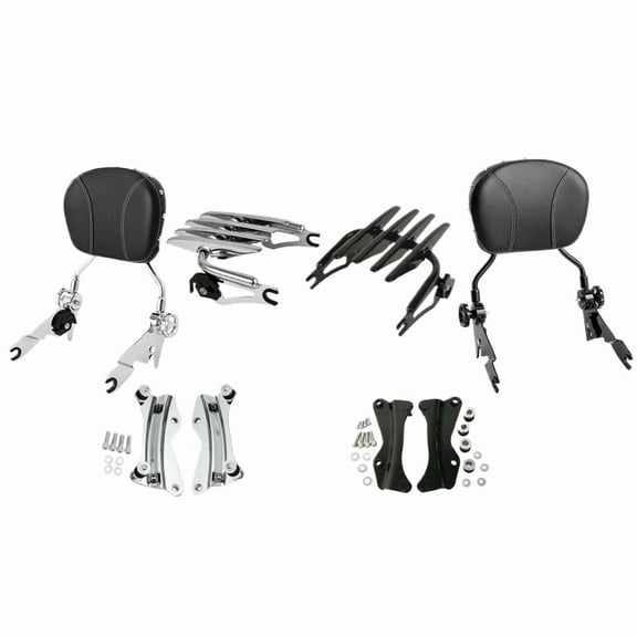 Motorcycle Sissy Bar Luggage Rack Docking Hardware Kit For Harley Touring Road King Street Glide Electra Glide 2014-2019