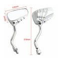 thumbnail image 1 of Motorcycle Skull Skeleton Hand Rearview Side Mirrors 8mm Thread For Suzuki Honda, 1 of 10