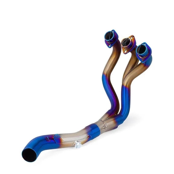 Motorcycle Slip On Exhaust Middle Link Pipe Accessories For Yamaha MT-09 FZ-09 MT09 MT 09 FZ09 XSR900 2014-2021