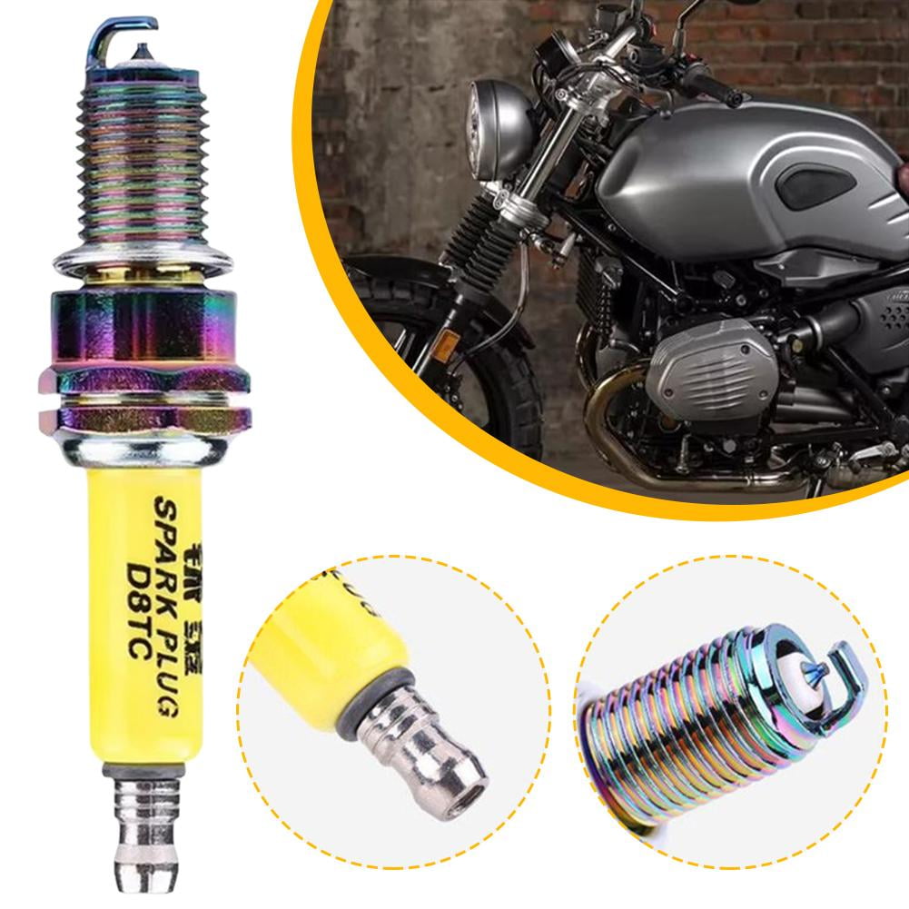 Motorcycle Spark Plugs D8TC For Vertical Engine CG Series 125cc 150cc 200 c