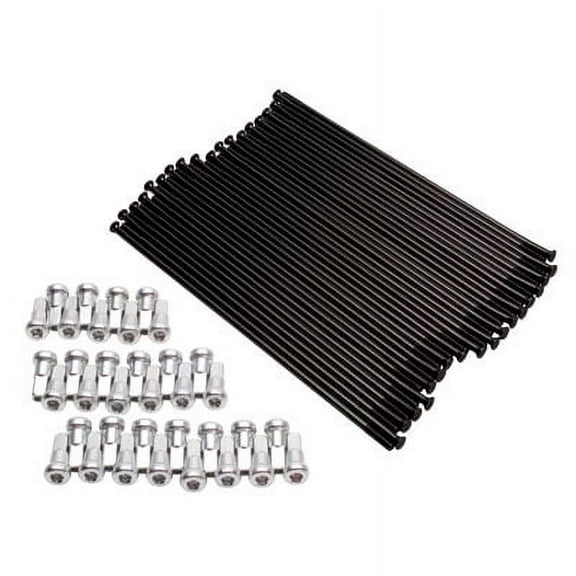 Motorcycle Spoke Kit - Front 21" Black for Husqvarna FC 450 2014-2018