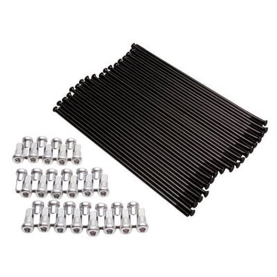 Motorcycle Spoke Kit - Rear 18" Black for Husqvarna TE 250i (Fuel Injected) 2018-2019