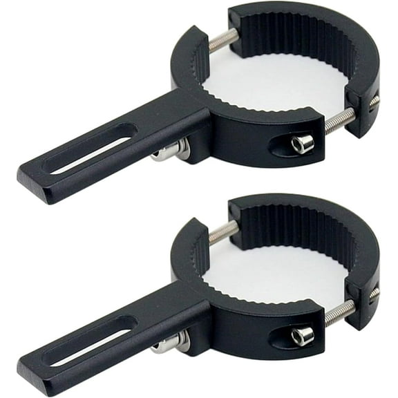 Motorcycle Spotlight Mount Brackets, Motorbike Tube Clamp Turn Signal Mounting Clamp Fog Light Holder for 1.5"-2.36" ATV UTV Roll Bar (2 Pcs)