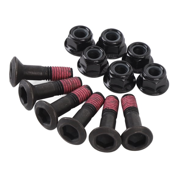 Motorcycle Sprocket Bolt Nut Kit, M8 X 32mm, Durable Iron, Fits Many Dirt Bikes