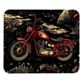 thumbnail image 1 of Motorcycle Square Desk Mat, 8.3x9.8 Inch, Non-Slip Rubber Bottom, Printed, Suitable for Office and Gaming - Gaming Mousepad and Mouse Pad, 1 of 6