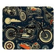 thumbnail image 1 of Motorcycle Square Mouse Pad, 8.3x9.8 Inch, Non-Slip Rubber Bottom, Printed Desk Mat for Office and Gaming, 1 of 6