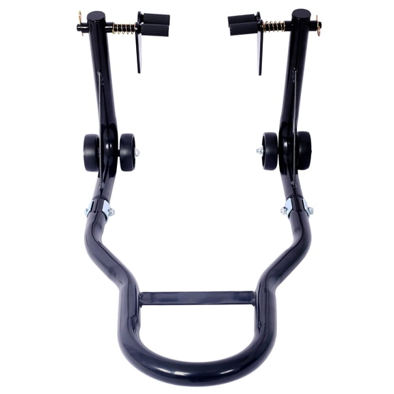 Motorcycle Stand 1000LB Sport Bike Front and Rear Wheel Lift Swingarm Paddock Stands Black U,