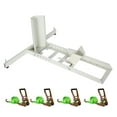 thumbnail image 1 of Motorcycle Stand Wheel Chock - 1800lb Capacity Adjustable Heavy Duty with Tie Downs, 1 of 9