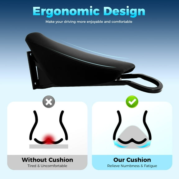 Motorcycle Style PU Seat For Stealth Bomber Electric Mountain Bike Beach Cruiser