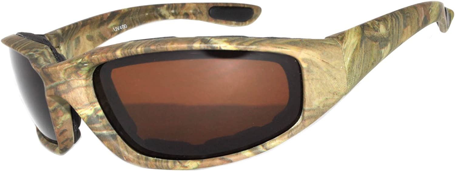 Motorcycle Sunglasses - Camo 1 Frame / Brown Lens - image 1 of 4