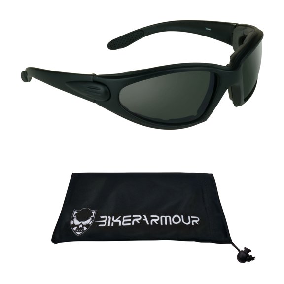 Motorcycle Sunglasses Polarized Foam Padded, Mens
