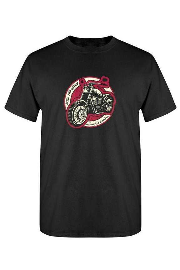 Motorcycle Supply Co. T-Shirt Men -SPIdeals Designs, Male 4X-Large