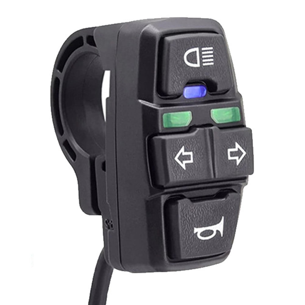 3 In 1 Motorcycle Switch Electric Bike Sco-oter ATV Quad Light Turn Signal Horn Onoff Button For 22mm Dia Handlebars Motorbike I3683737586 - Foto 4