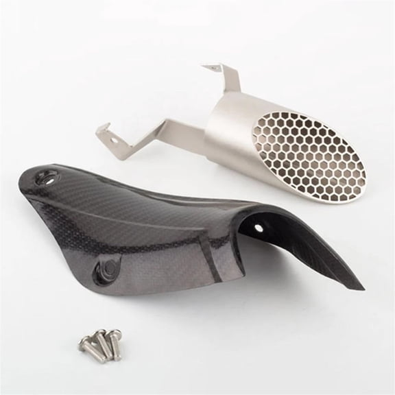 Motorcycle System Exhaust Middle Link Pipe With Carbon Fiber Heat Shield For MT09 MT-09 FZ09 XSR900 2017-2020
