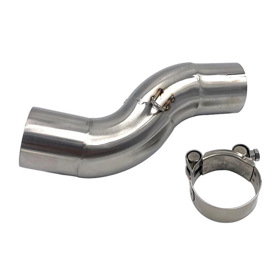 Motorcycle System Exhaust Pipe Middle Link Pipe For Yamaha YZF R6 2006 2007 2008-2019 Durble Accessories