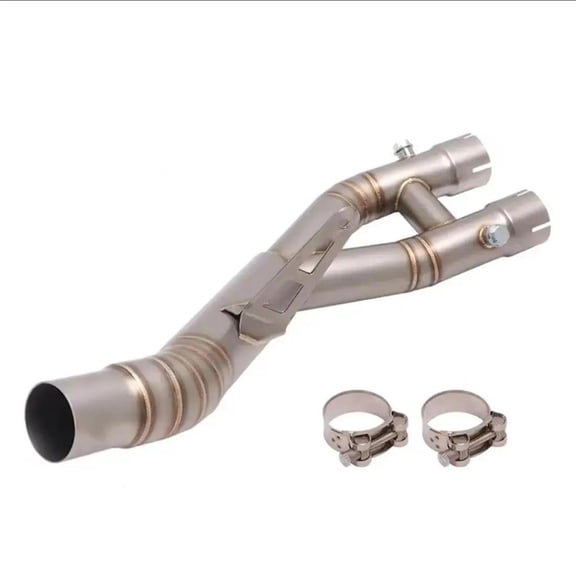 Motorcycle System Exhaust Tube Link Middle Pipe Accessories For Yamaha YZF-R1 R1 R1M MT10 2015 2016 2017-2024