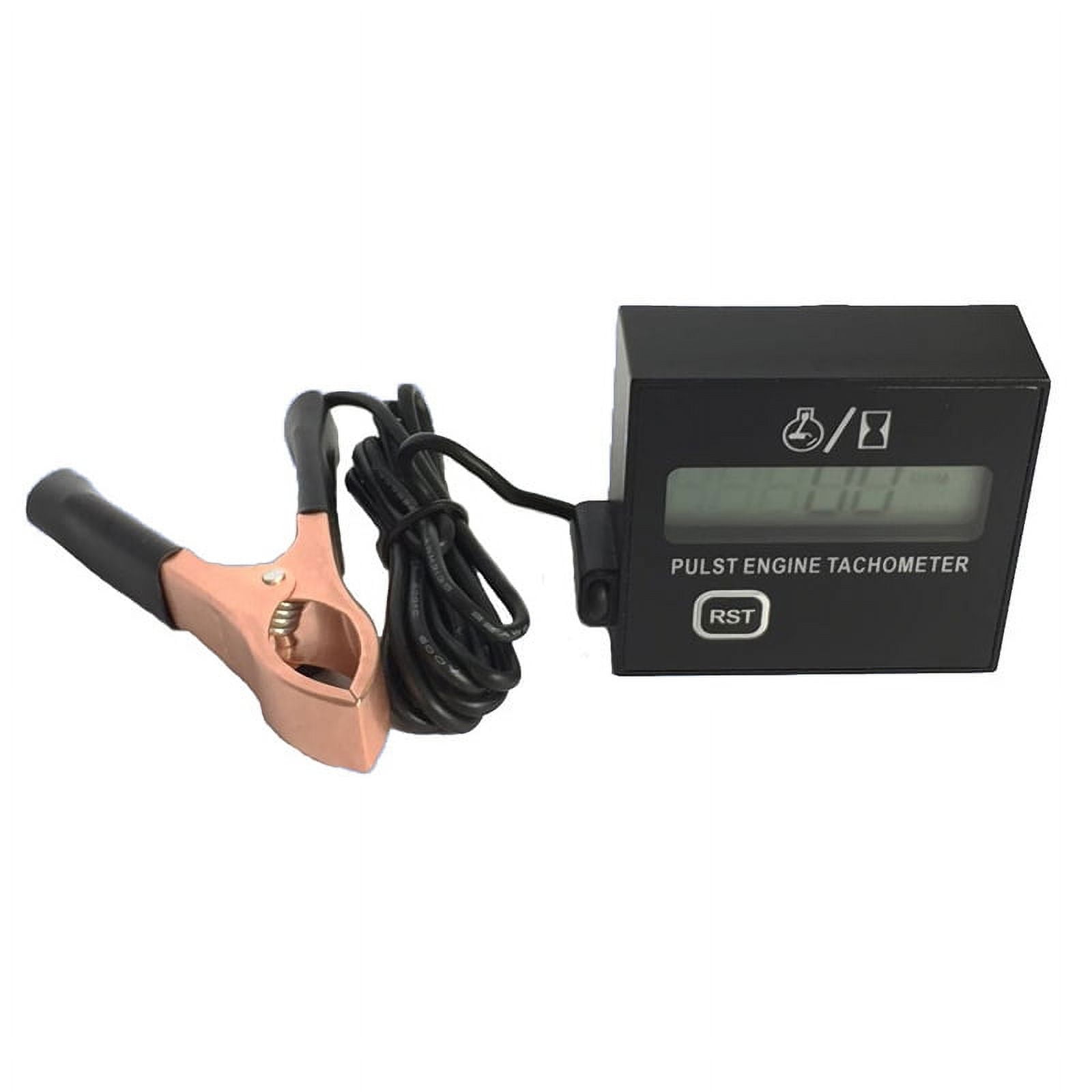 Motorcycle Tachometer for Small Engine,Inductive Hour Meter Chainsaw Marine ATV UTV Engine