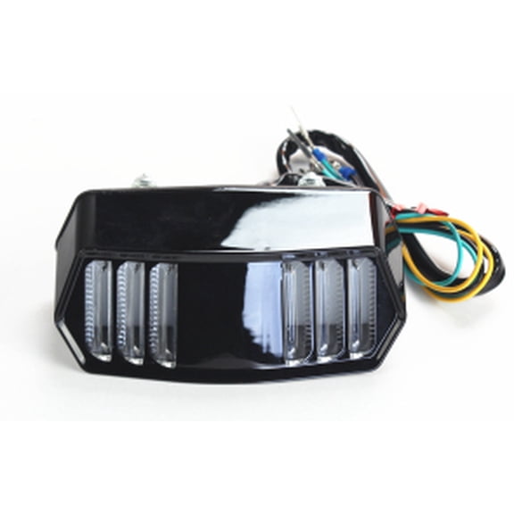 Motorcycle Tail Light with Turn Turn Light. Brake Stop Light for compatible mini motorcycle Monkey Grom MSX125 Mini Moto. Black