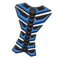 thumbnail image 1 of Motorcycle Tank Sticker Gas Tank Protector Fuel Decal 3D Rubber Fish Bone Design for Universal Motorcycle Styling, 1 of 9