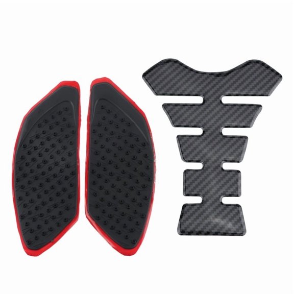 Motorcycle Tanks Traction Pads Gas Tank Side Fuel Grip Pad With Fishbone Decal For YAMAHA R1 2009-2014 Accessories