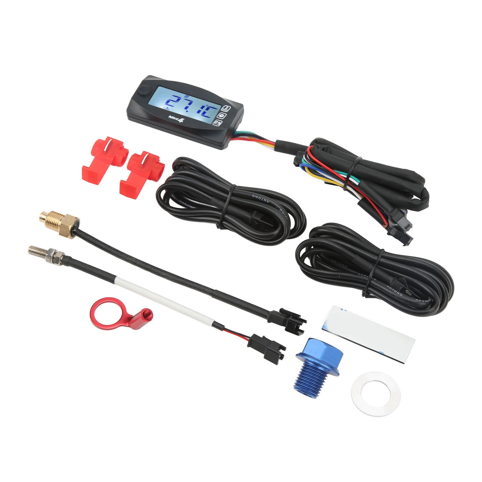 Motorcycle Temperature Gauge, High Over Temperature Alert Uniform