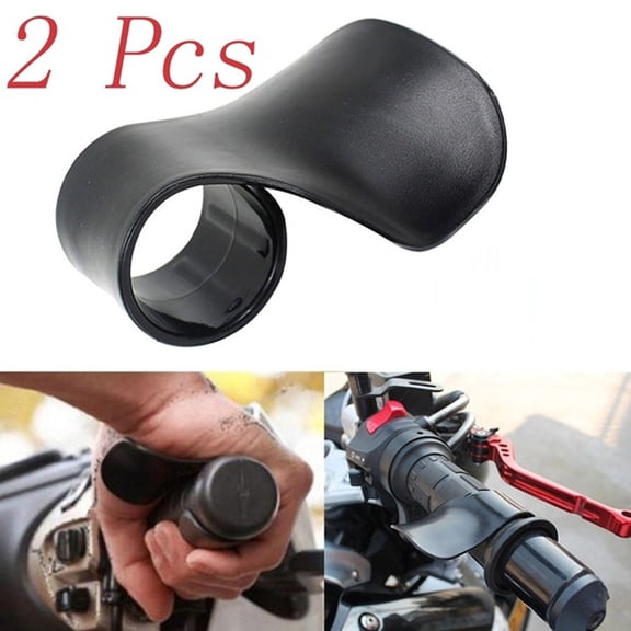 Motorcycle Throttle Assist, Czzoypi Ergonomic Control Grip Booster, Universal Fit Plastic Handlebar Aid Reduces Hand Fatigue Easy Installation