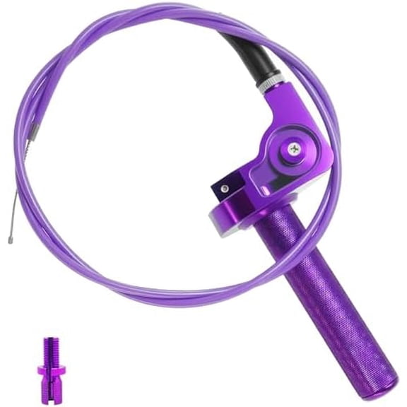 Motorcycle Throttle Grip 7/8" 22mm CNC Aluminum Quick Twister with Throttle Cable for KLX CR CRF EXC XR CRF50 CRF230 50 110 125 230 250 Dirt Pit Bike Motocross Motorbike Quad ATV