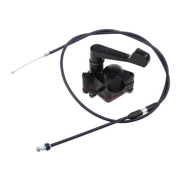 Motorcycle Throttle Lever Thumb Control Assembly Compatible For 50CC-250CC ATV Pit Bike with Accelerator Cable Gift