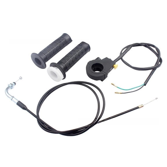 Motorcycle Throttle Line Accelerator Handle Grips Replacement for 80/60/50cc 2-Stroke Engine Bike