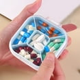 thumbnail image 1 of Qaailabf Portable Vitamin Organizer Box, 5 Compartments Pill Case with Large Capacity, Travel-Sized Plastic Pill Divider | Compact, Leakproof & Moisture-Proof Design, Easy Carry for Supplements, 1 of 6