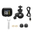 Motorcycle Tire Pressure Monitoring System Wireless Waterproof 2