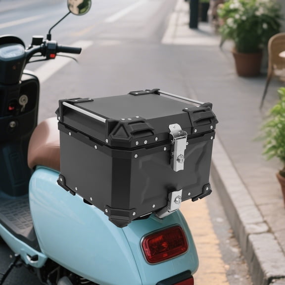 Motorcycle Top Case, Motorbike Tail Box, Motorcycles Tail Storage Case with Safety Lock