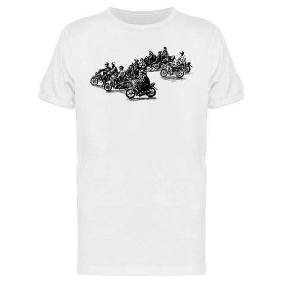 Motorcycle Traffic T-Shirt Men -Image by Shutterstock, Male Small