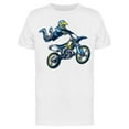 thumbnail image 1 of Superman Trick Motocross Rider Tee Men's -Image by Shutterstock, 1 of 2
