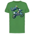 thumbnail image 1 of Superman Trick Motocross Rider Tee Men's -Image by Shutterstock, 1 of 2